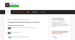 Desktop Screenshot of libertad-financiera.com