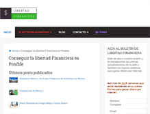 Tablet Screenshot of libertad-financiera.com